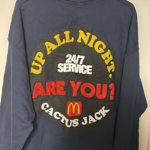 Rare Travis Scott x McDonald’s Up All Night Sticker Hoodie